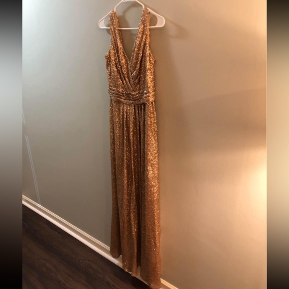 Gold sequin dress - Picture 6 of 7